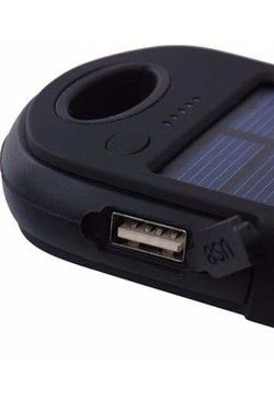 Kamp İçin Uygun Sınırsız Kullanım Solar Enerjili Powerbank 10000 Mah Depolama