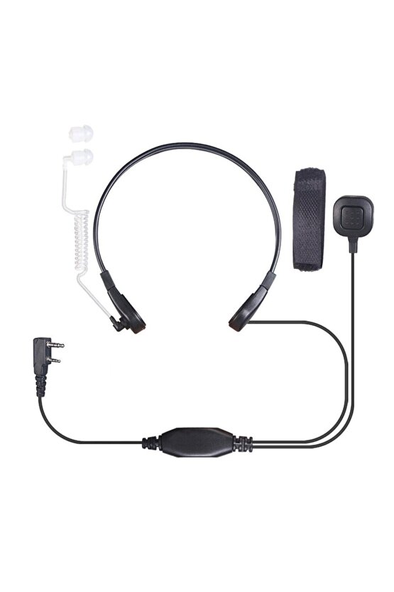 Pro Gizlenebilir El Telsizi Için Şeffaf Akustik Mikrofon Kulaklık