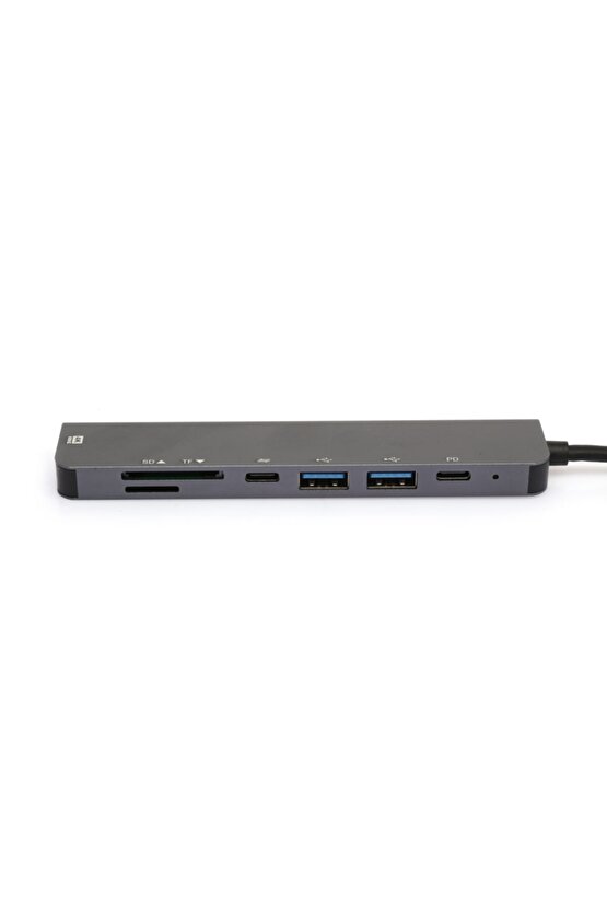 7in1 Sd Usb Type-c Hub Pd Hdmı Girişli Macbook Çevirici Çoklayıcı