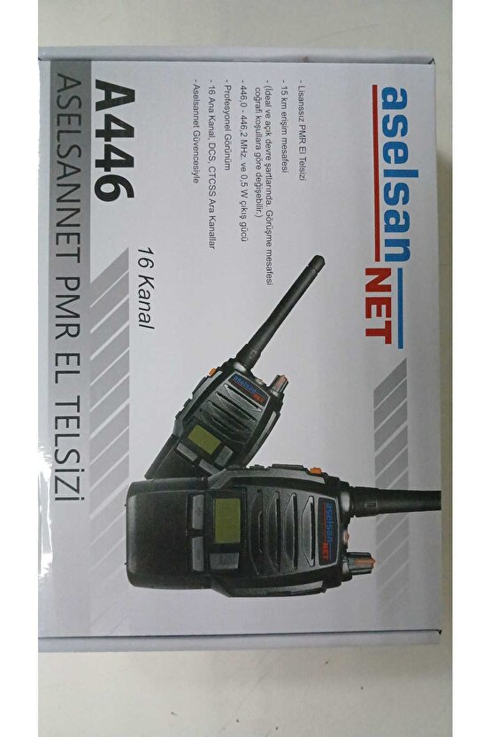 A446 El Telsizi (PMR) Pil Ve Şarj Dahil ( TEKLİ )