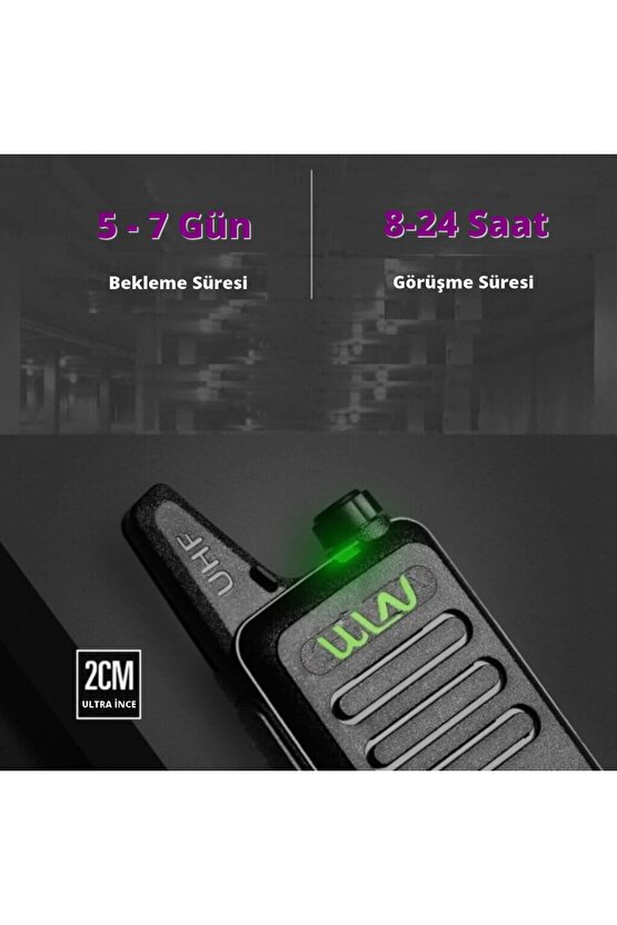 WLN KD-C1T Pmr 446 El Telsizi İkili Paket