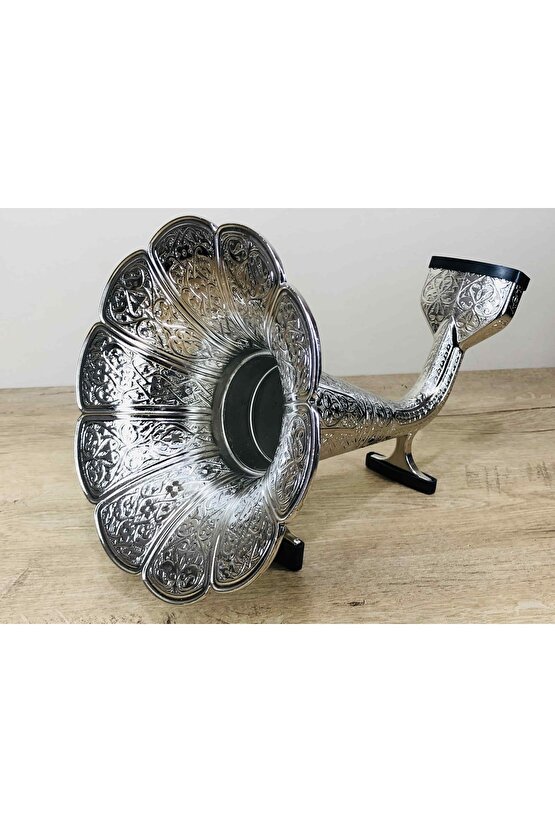 Apple Samsung Huavei Cep Telefonlarına Uyumlu  Otantik Süslü Akustik Gramofoni