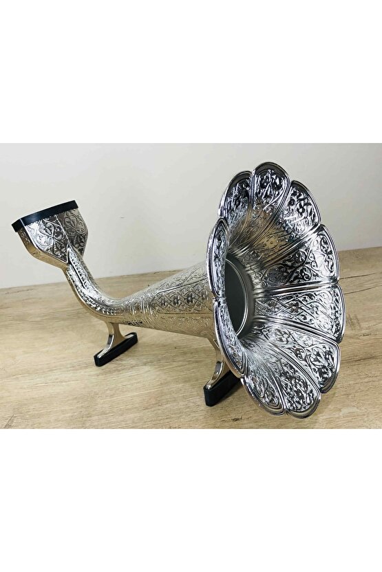 Apple Samsung Huavei Cep Telefonlarına Uyumlu  Otantik Süslü Akustik Gramofoni