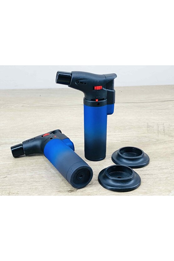 2 Adet Torch Jet 108 Gazlı Pürmüz Alevli - Doldurulabilir Çakmak