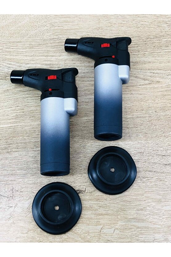 2 Adet Süper Mavi Pürmüz Alevli Alevli Doldurulabilir Pratik Kamp Çakmağı