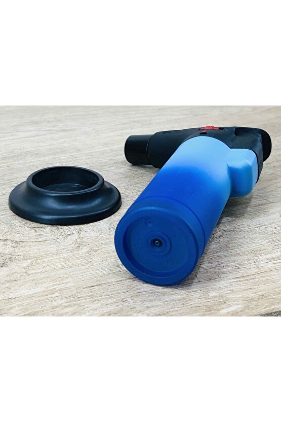 Masa Için Pürmüz Çakmak Mavi Jet Alevli