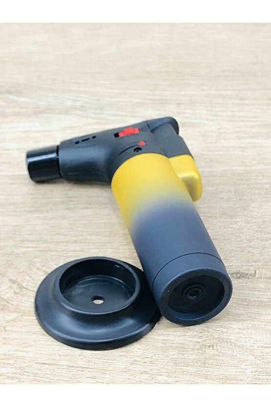 Masa Tipi Puro Pipo Çakmağı Pürmüz Alevlü Çakmak Manyetolu