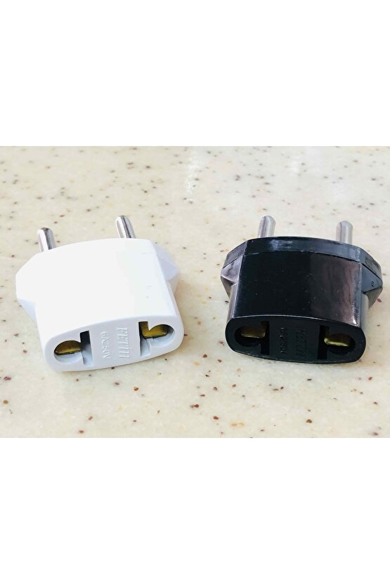 2 Tane Farklı Renk Amerikan Elektrik Elektronik Cihazlara Uygun Priz Çevirici