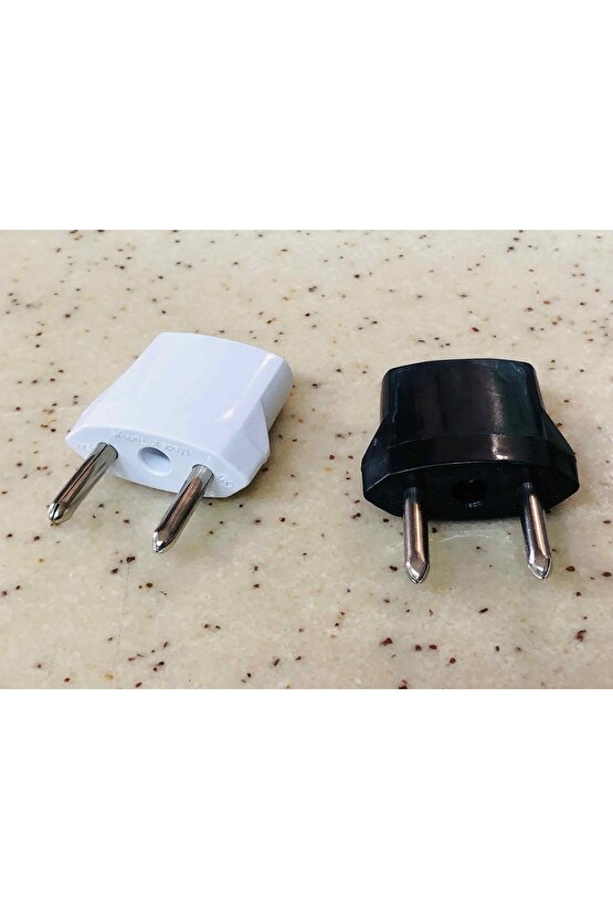 2 Tane Farklı Renk Amerikan Elektrik Elektronik Cihazlara Uygun Priz Çevirici