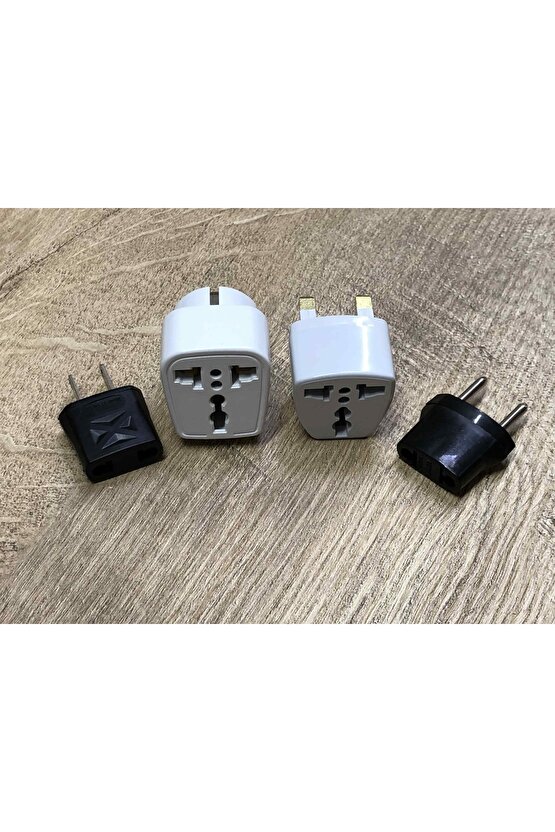 Uluslararası Seyahatler Için Elektrik Priz Dönüştürücü Pratik Set