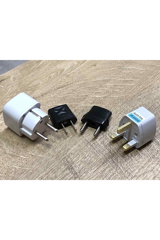 Uluslararası Seyahatler Için Elektrik Priz Dönüştürücü Pratik Set