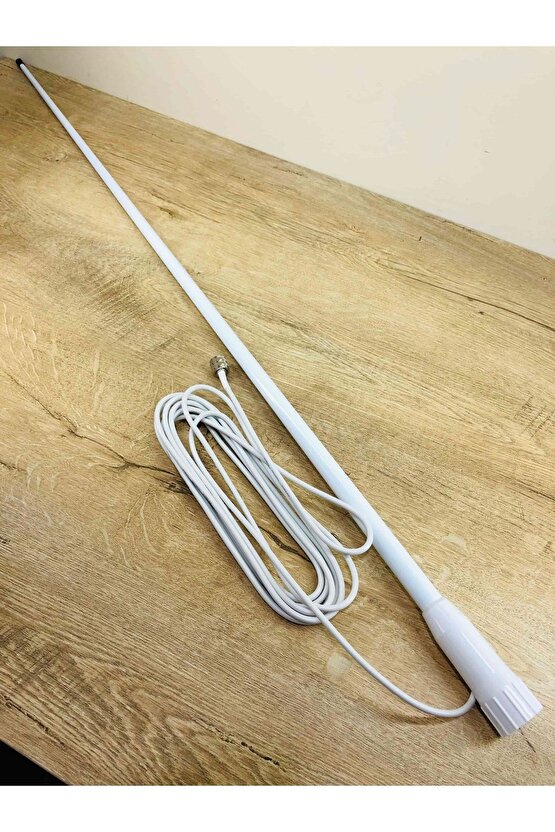 Marin Band Beyaz Fiber Anten Vhf Bandı Deniz Telsizi Anteni Tekne Yat Kayık Katamaran