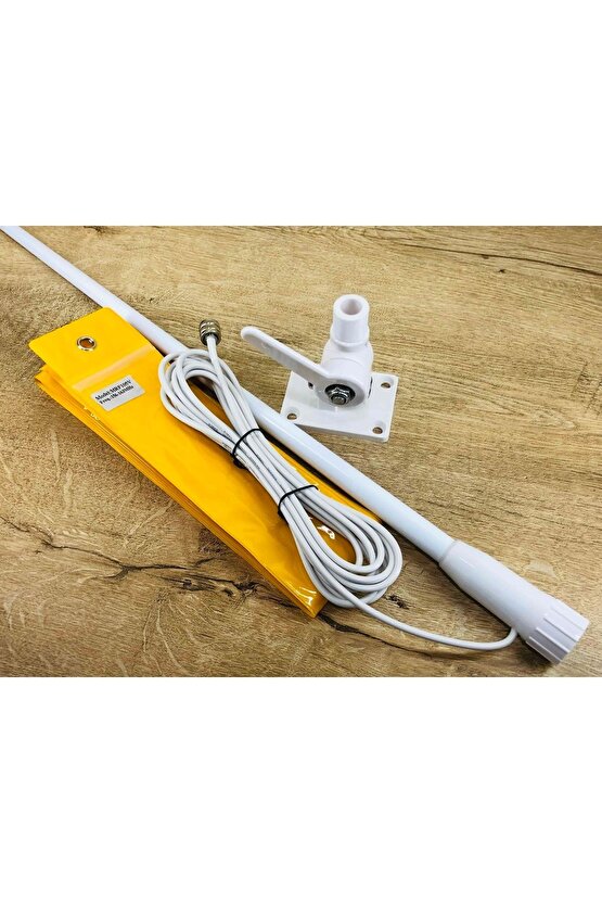 Marin Band Beyaz Fiber Anten Vhf Bandı Deniz Telsizi Anteni Tekne Yat Kayık Katamaran