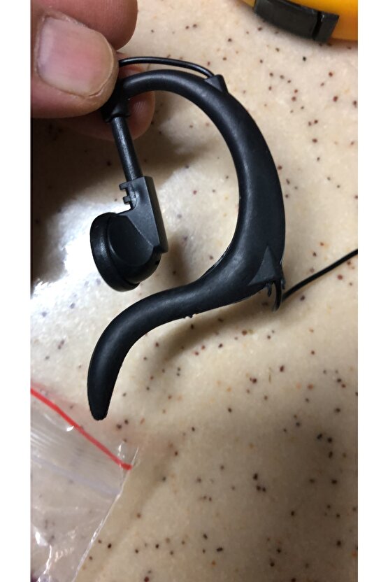 Çift Pinli Hyt Motorola Hytera El Telsizi Için G Tipi Kablolu Telsiz Kulaklık Uyumlu