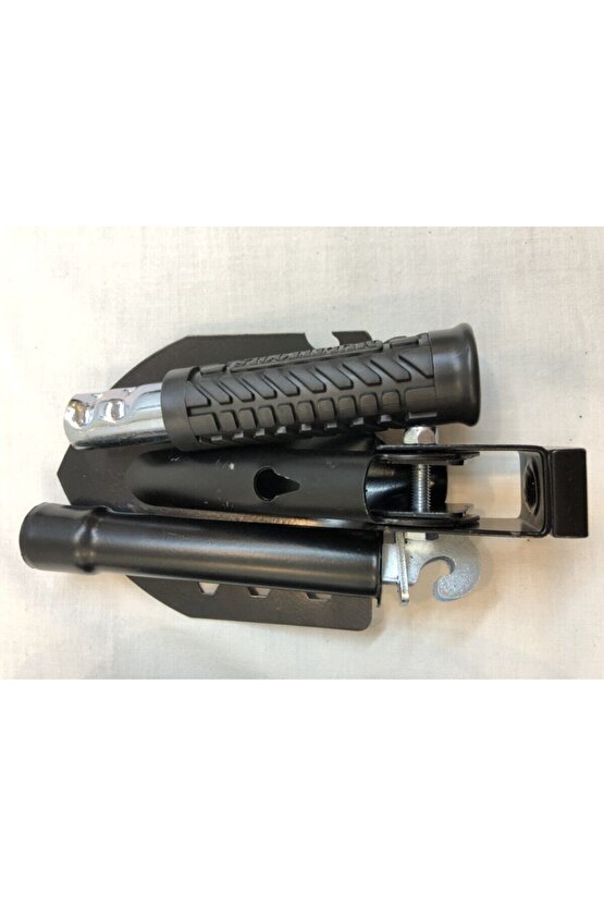 Türk Malı Branda Çantasında Bahçe Bağ Çapalama İçin Katlanır Kürek Çekiç Çapa Seti