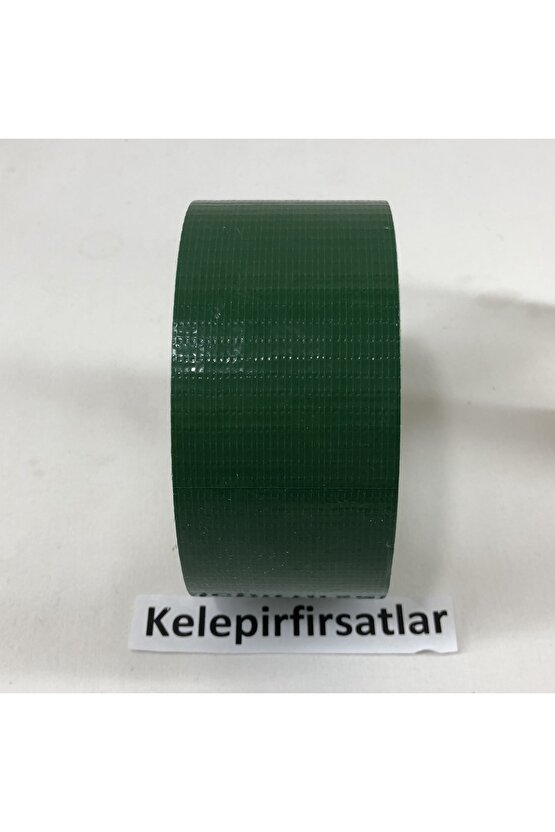 2 Adet Türk Malı 10 Metre Yeşil Renkli Tamir Bandı 48mm Genişlik Dayanıklı Su Geçirmez Duck Tape