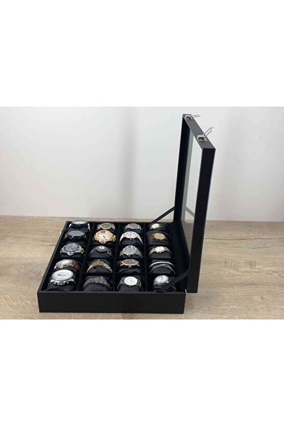 Kol Saatlerini Toplu Olarak Saklamak Iiçin Saat Takı Küpe Kolye Kutusu