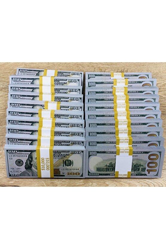 Muhteşem Görünümlü Çil Çil Amerikan Dolarları 30 Deste 100 Dolar