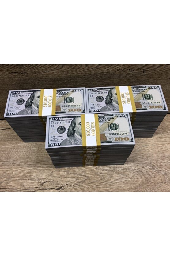 Muhteşem Görünümlü Çil Çil Amerikan Dolarları 30 Deste 100 Dolar
