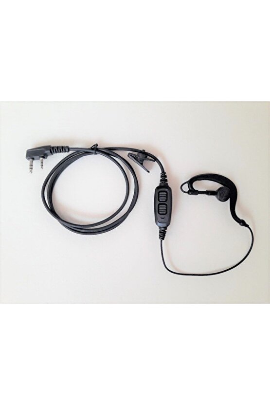 Uv82 Uv-82 Için Çift Jaklı Çift Mandal Kulaktan Düşmeyen Telsiz Kulaklık