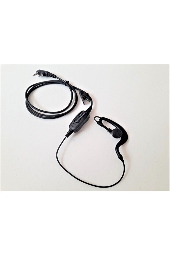 Uv82 Uv-82 Için Çift Jaklı Çift Mandal Kulaktan Düşmeyen Telsiz Kulaklık