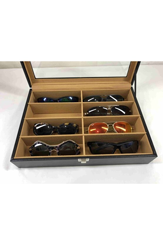Cam Kapaklı Güneş Gözlüğü Kutusu