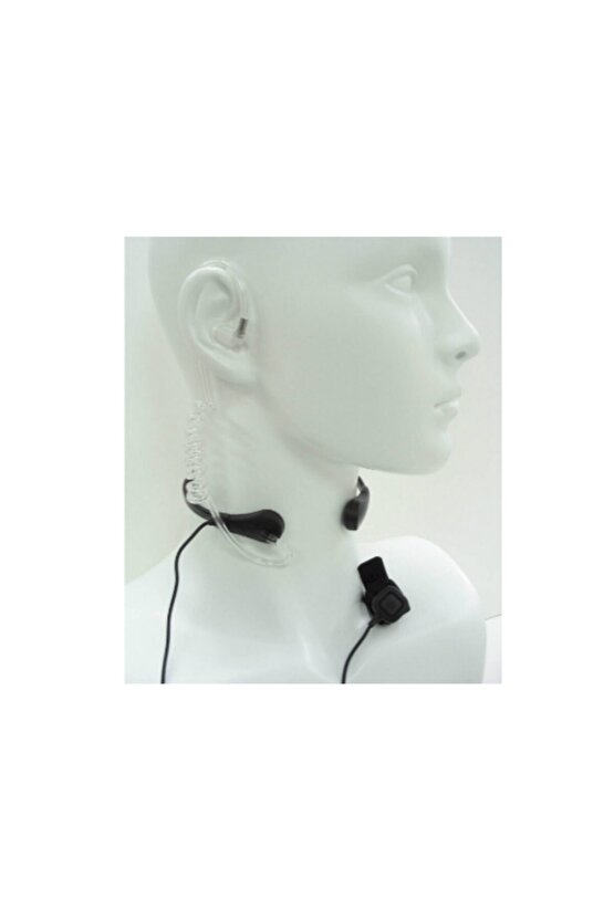 Boyundan Takılan Boğaz Mikrofonu Akustik Kulaklık Pmr Yamaç Paraşütü Telsizi Için