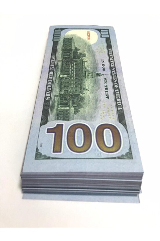 500 Adet 100 Dolar Geçersiz Şaka Düğün Parası Oyun Parası 500x100dolar