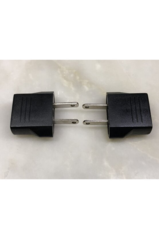 2 Adet Amerikan Tipi Uzatıcı Çevirici Fiş Ucu