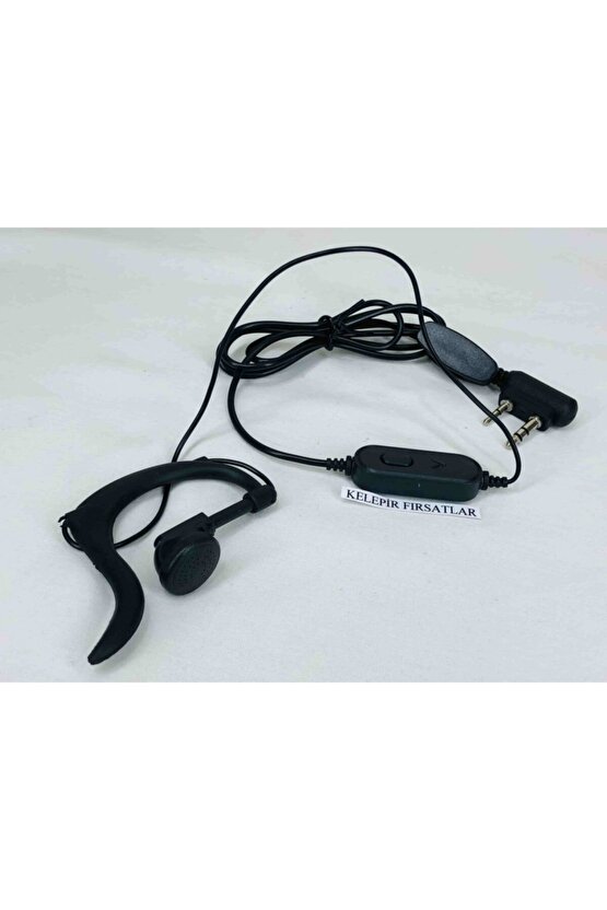 Pratik Telsiz Kulaklık Elden Tetikli Bas Konuş Mikrofon Ritera M-446 El Telsizi Uyumlu