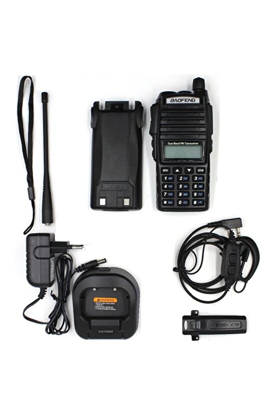 Uv-82 Dual Band El Telsizi TRT BANDROLLÜ Çift PTT Kulaklık Hediye
