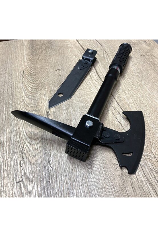 Çok Fonksiyonlu Katlanabilen Kaliteli Paslanmaz Çelik Bıçak Testere Çapa Balta Çekiç Seti