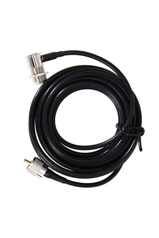 9 Metre Dual Band Amatör Telsiz Araç Montaj Kablosu Rg-58 Kablo Pl-259 Pipo So-239 Uhf Konnektör