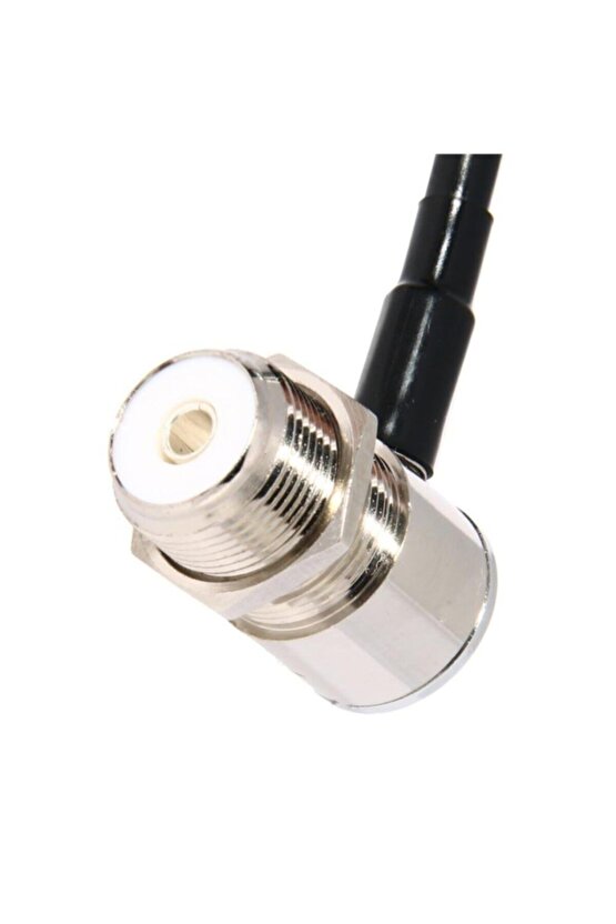 Rg-58 Uhf Vhf Hf Amatör Telsiz Araç Anteni Montaj Kablosu Kablo Uhf Pipo Konnektör 3 mt