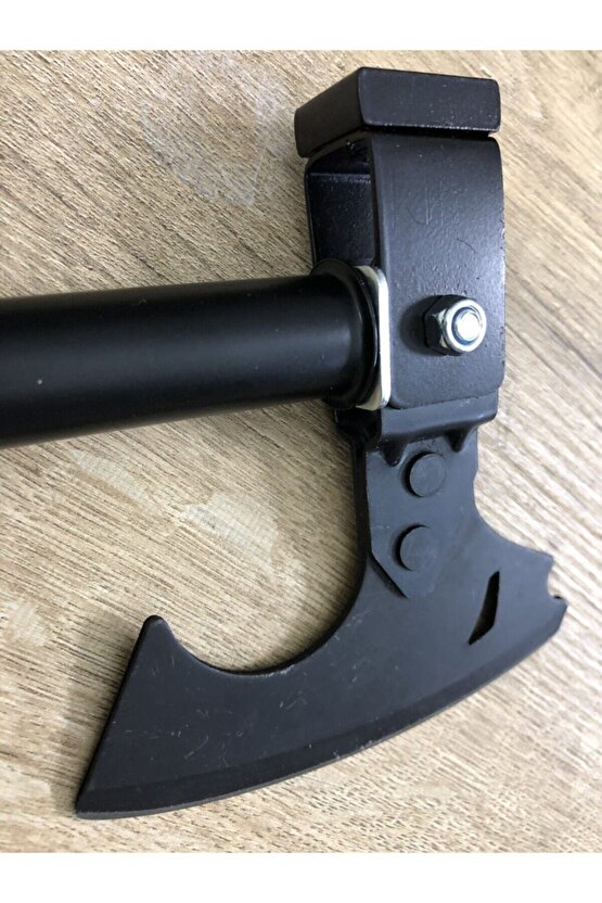 Bahçe Için Nacak Tipi Paslanmaz Çlik Balta Çekiç Seti Kaydırmaz Sap Yeşil Çantalı