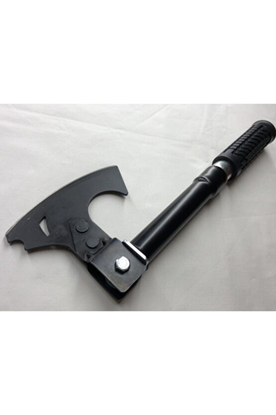 Yerli Üretim Karbon Çelik Pratik Sökülür Balta Özel Siyah Çantasında