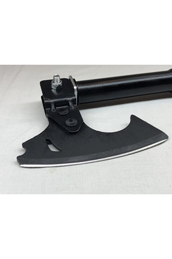 Türk Malı Özel Yeşil Kamuflaj Çantasında Sökülebilen Kaliteli Hafif Çelik Pratik Balta