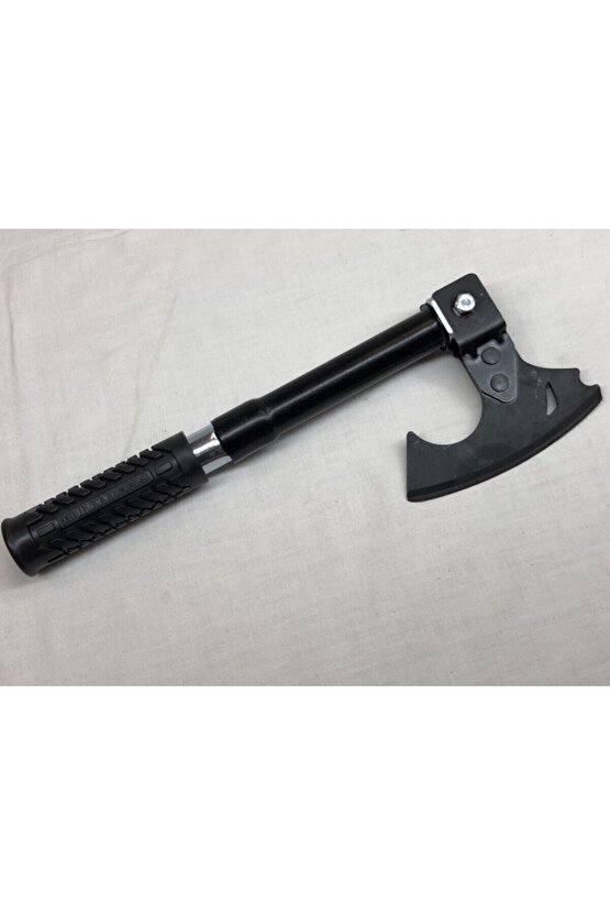 Osmanlı Tarzı Türk Malı Paslanmaz Çelik Balta Mavi Kamuflaj Çantalı