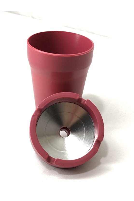 Sigara At Sönsün Pratik Dumansız Koku Yapmayan Kül Tablası Türk Malı Metal Kaplı Hazne Küllük