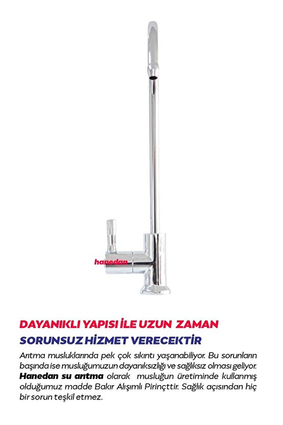 Su Arıtma Cihazları Için Ankastre Lüks Musluk Aç-kapa Model Arıtma Bataryası Arıtma Musluğu - 2 Yıl