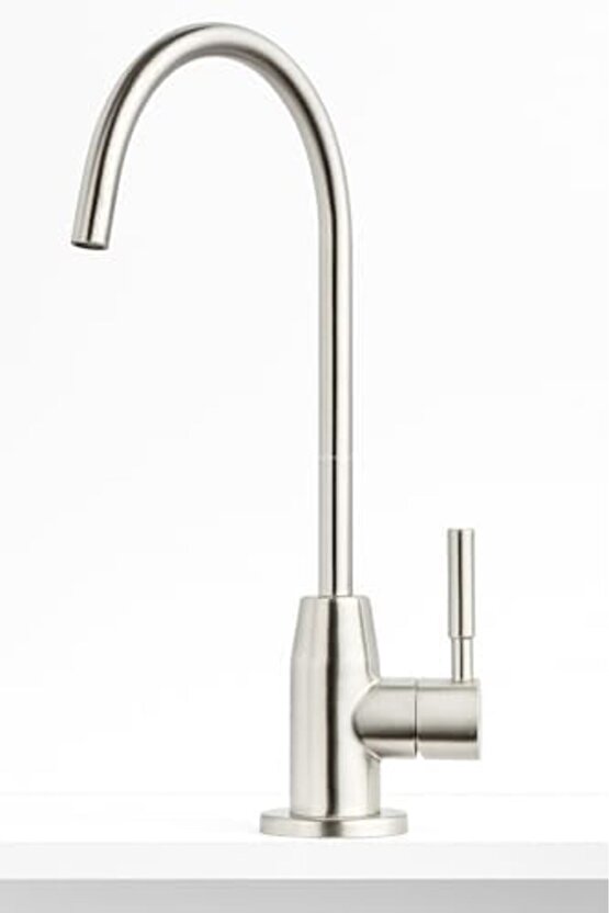 MRT Arıtma Musluğu, Inox, 24 cm, Boyun, Tek Kollu, Krom Kaplama, 360° Döner, Yüksek Kalite Lüx Su Ar