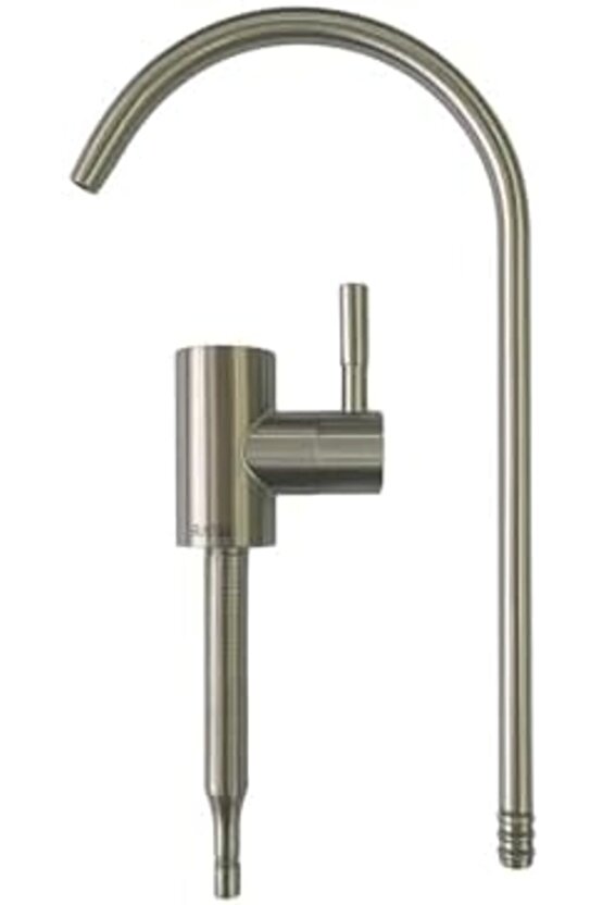 MRT Arıtma Musluğu, Inox, 24 cm, Boyun, Tek Kollu, Krom Kaplama, 360° Döner, Yüksek Kalite Lüx Su Ar