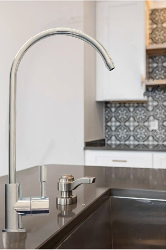 Su arıtma musluğu paslanmaz gövde