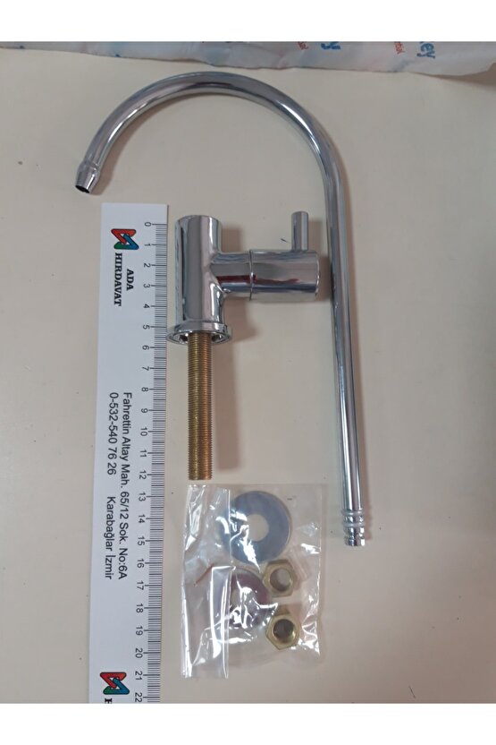 Çubuk Kol Arıtma Musluğu Tezgah Üstü Aç-kapa Ankastre Model