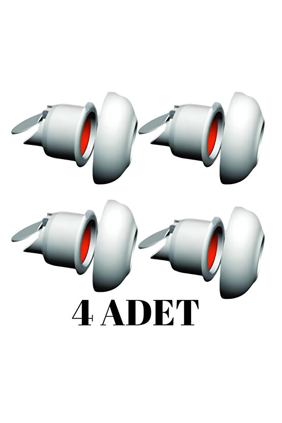 4 ADET Koku Yok! Çekvalfli Adaptör Conta Lavabo Gideri Koku Önleyici Gider Adaptör