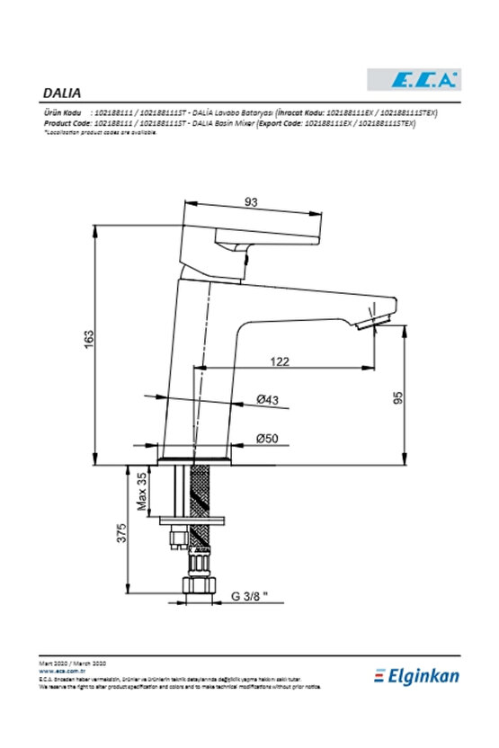 Dalia Lavabo Bataryası