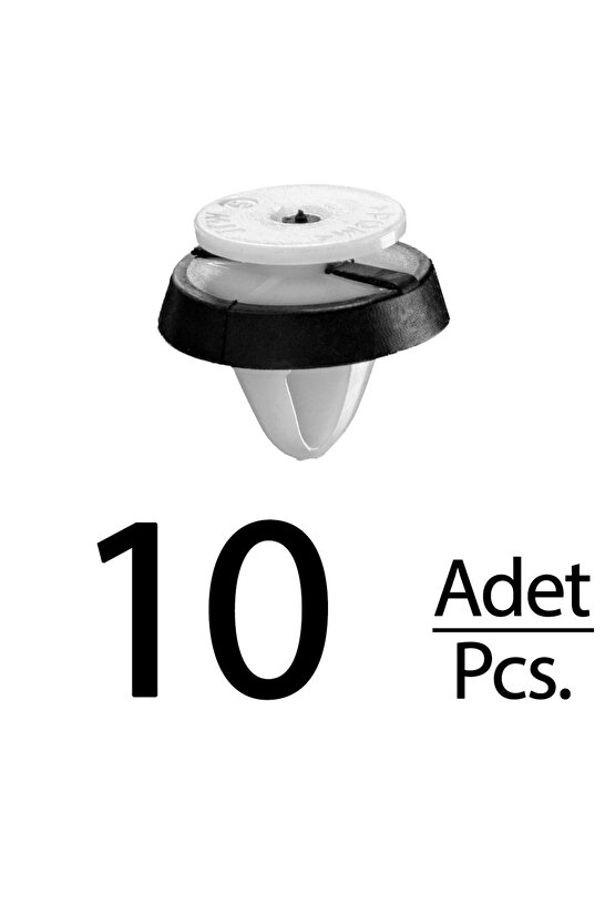 Land Rover Discovery LR2 Range Rover Evoque Sport Velar için Çamurluk Kaplama Klips - 10 Adet