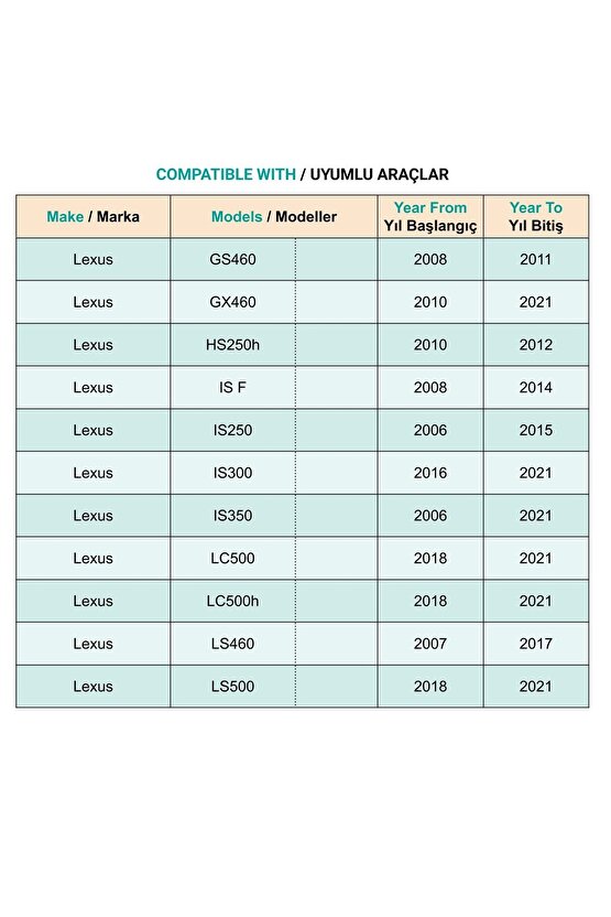 Lexus için Trifon Yıldız Vida - 50 Adet
