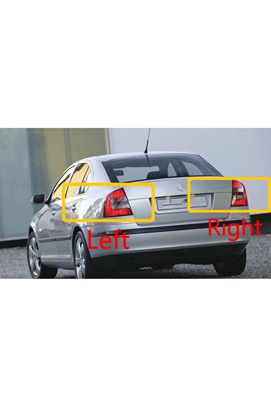 Skoda Octavia için Arka Stop SAĞ ve SOL Lamba Camı 2li Set