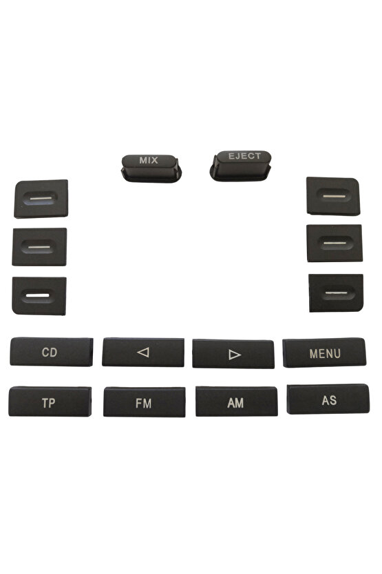 Volkswagen Için Radyo Cd 16 Parça Tuş Düğme Kapak Tamir Takımı Rcd 300